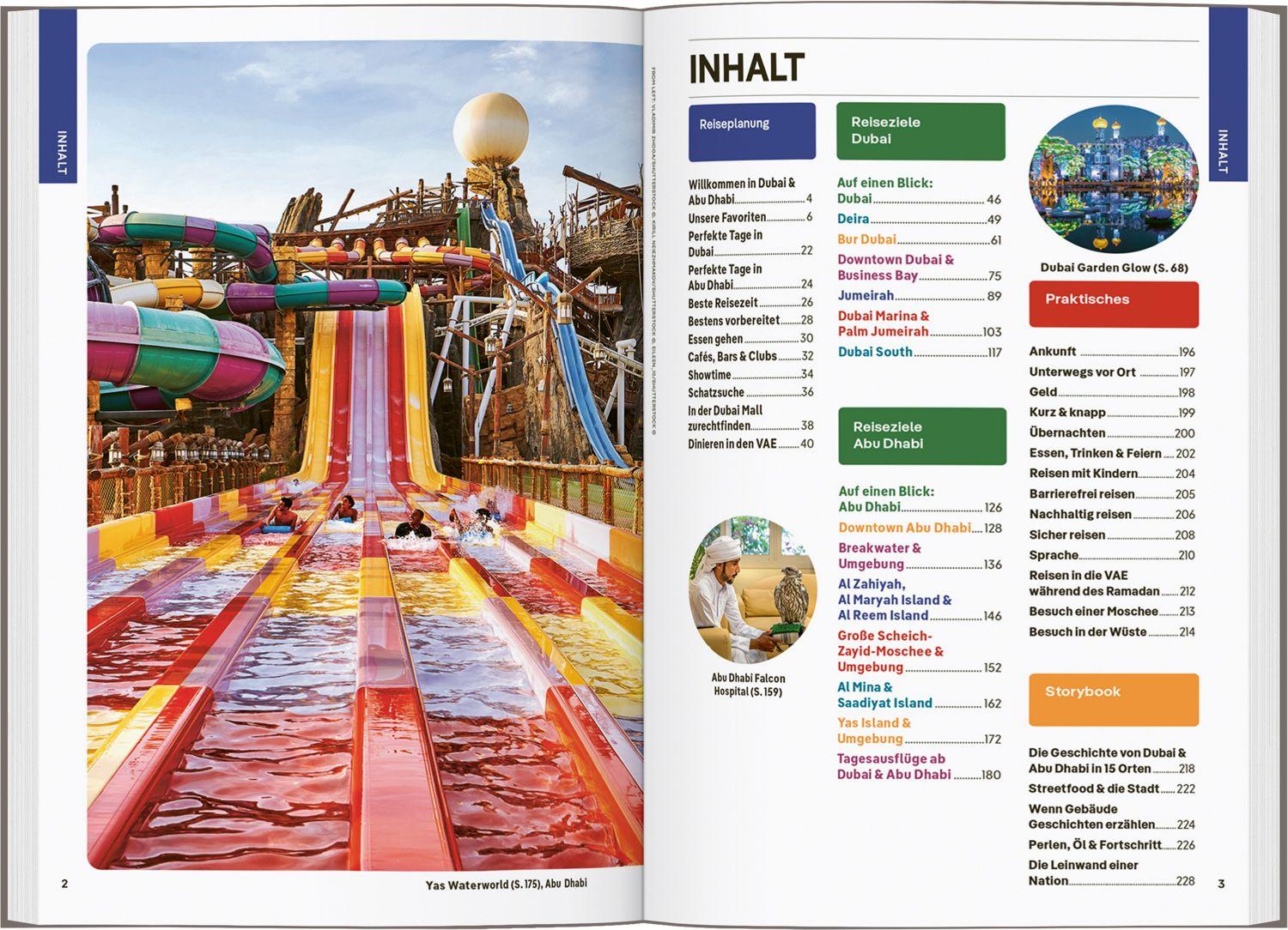 Beispielinhalt (Bild) LONELY PLANET Reiseführer Dubai & Abu Dhabi