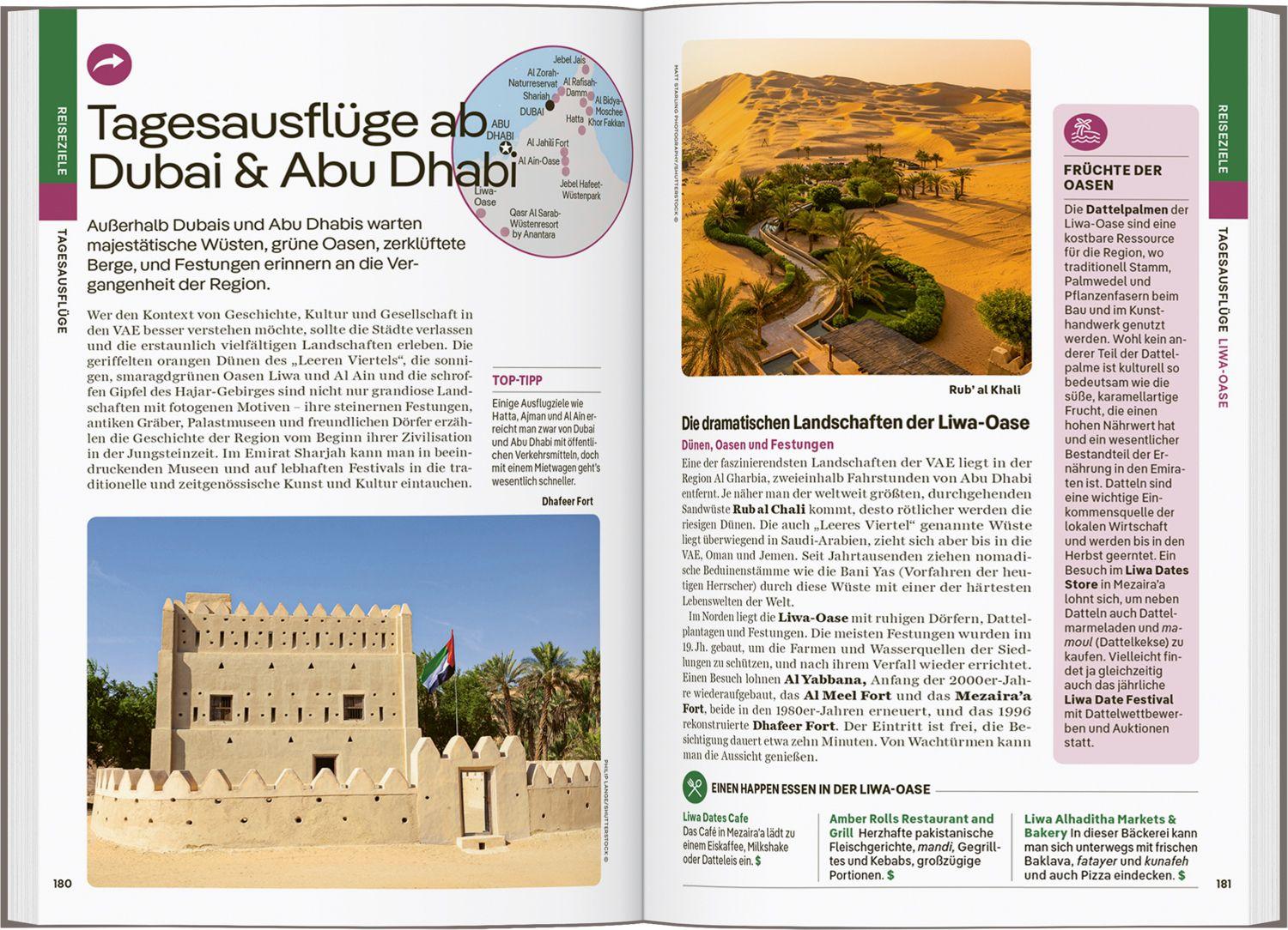 Beispielinhalt (Bild) LONELY PLANET Reiseführer Dubai & Abu Dhabi