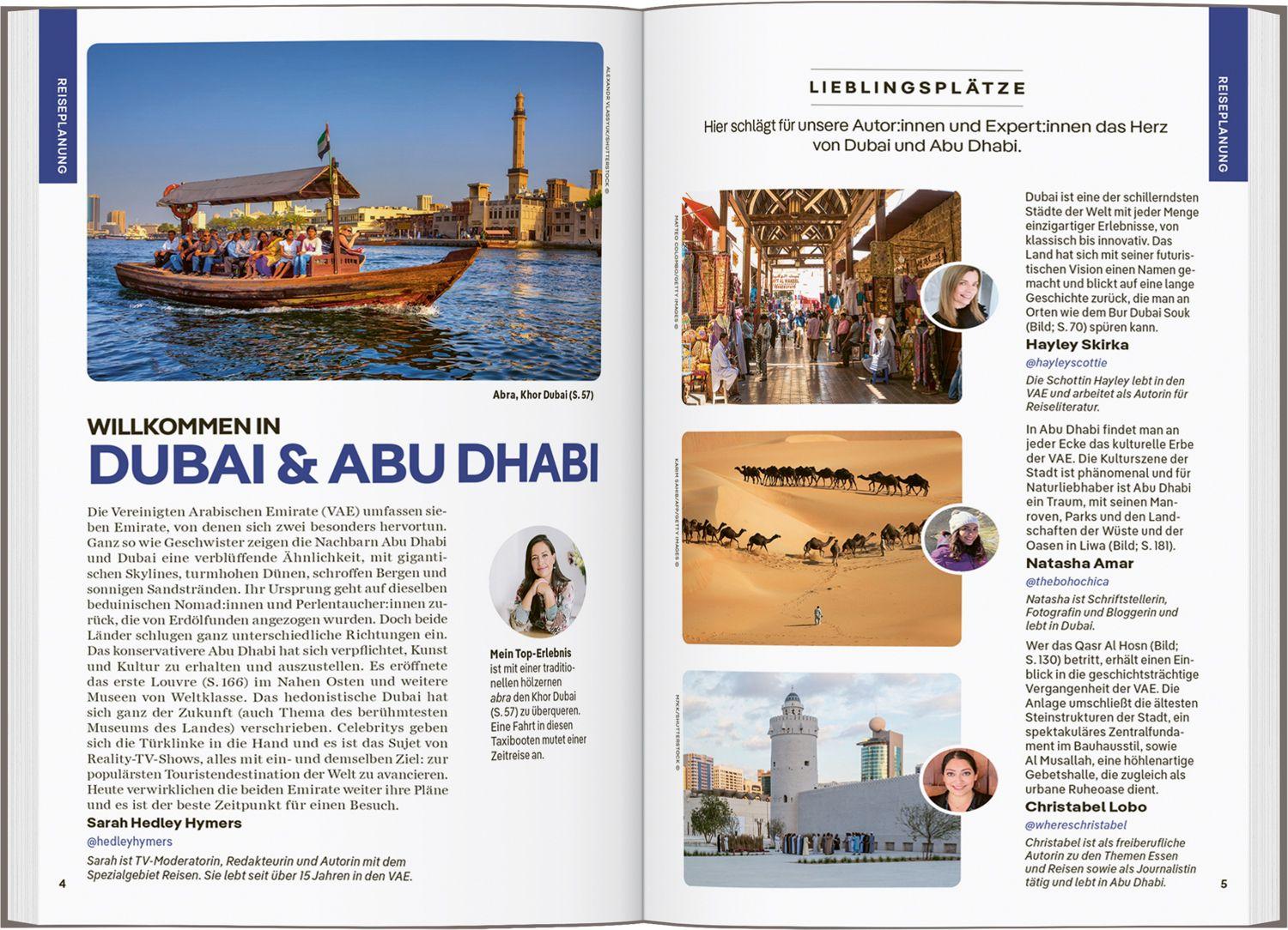 Beispielinhalt (Bild) LONELY PLANET Reiseführer Dubai & Abu Dhabi