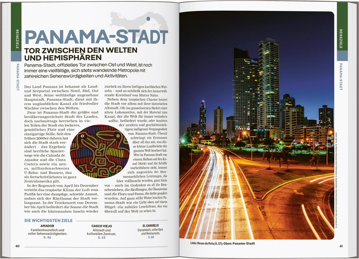 Beispielinhalt (Bild) LONELY PLANET Reiseführer Panama