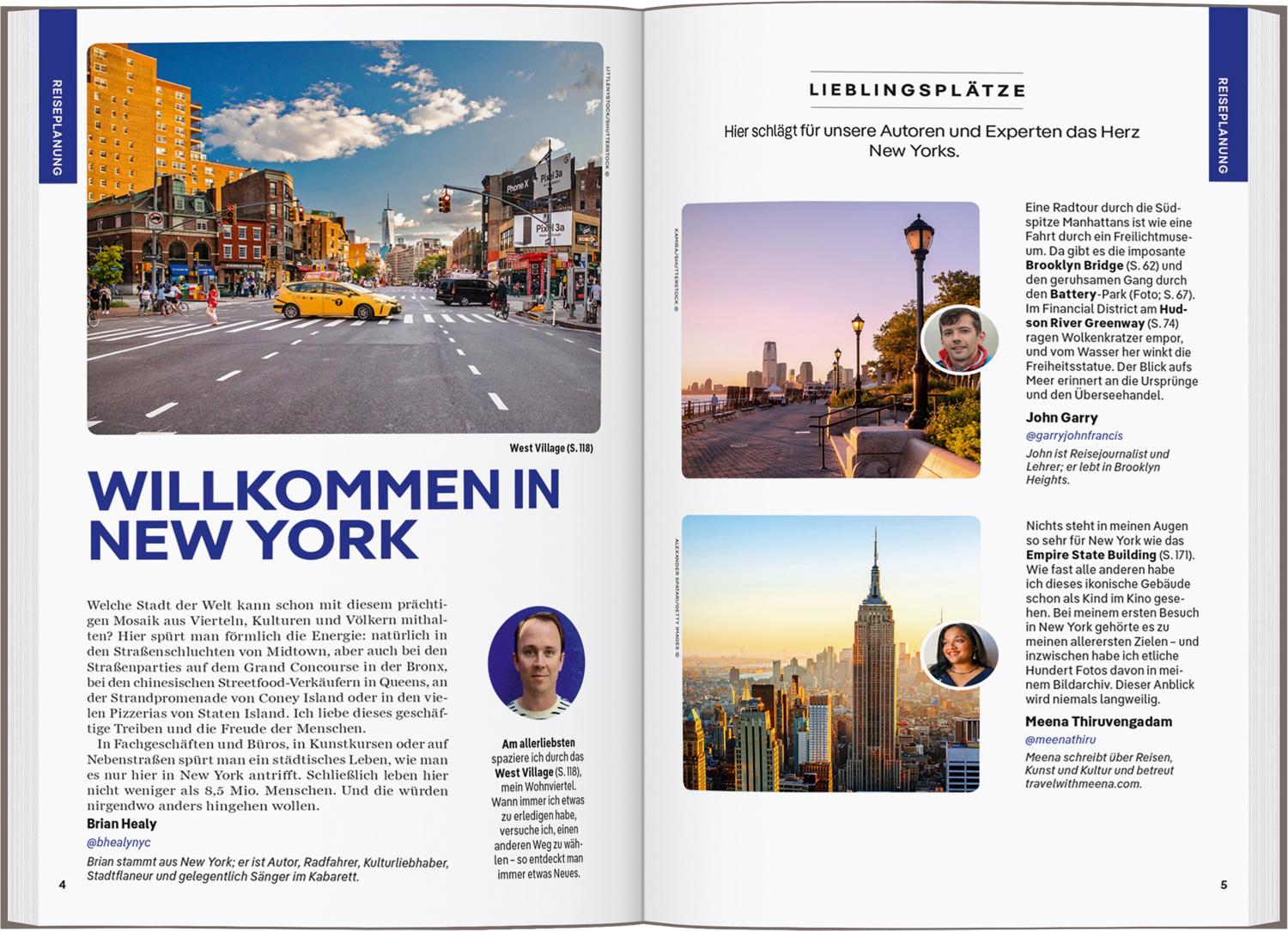 Beispielinhalt (Bild) LONELY PLANET Reiseführer New York