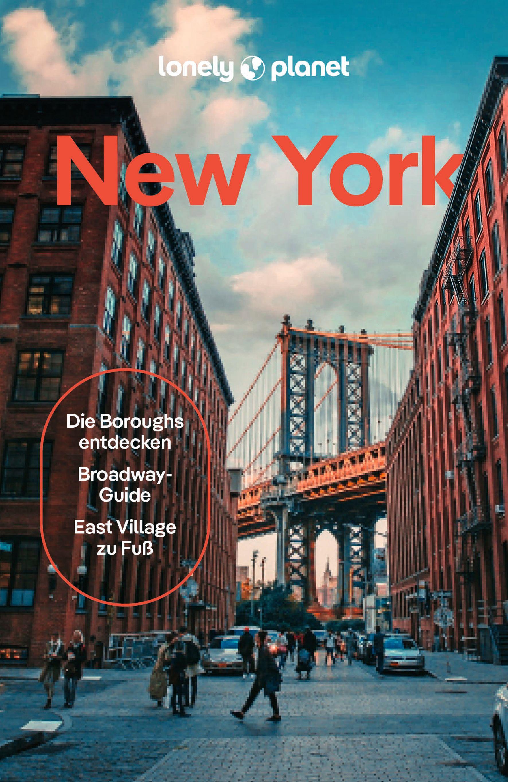 Vorderes Coverbild LONELY PLANET Reiseführer New York