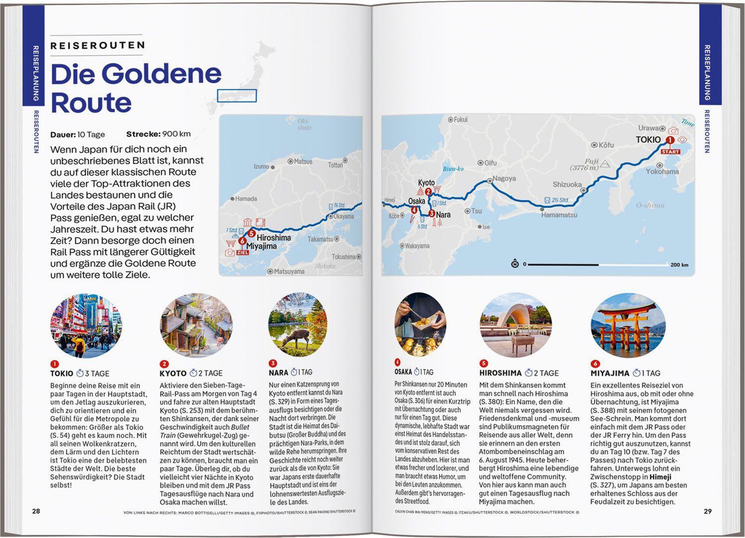 Beispielinhalt (Bild) LONELY PLANET Reiseführer Japan