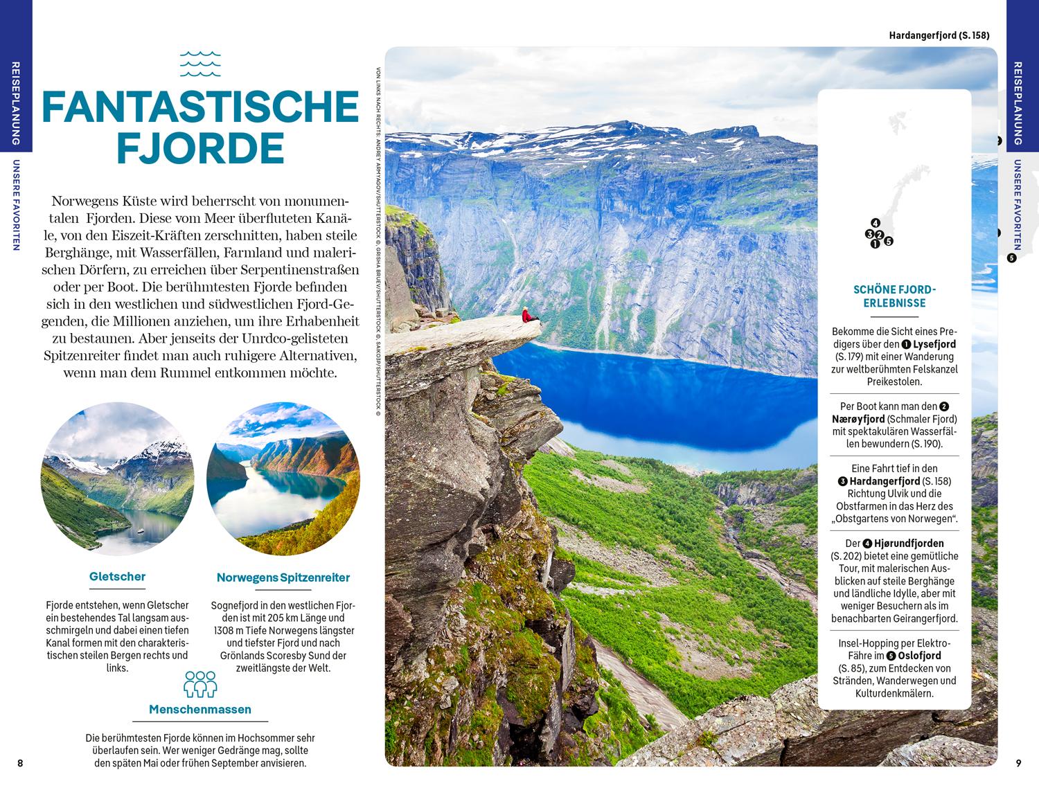 Beispielinhalt (Bild) LONELY PLANET Reiseführer Norwegen