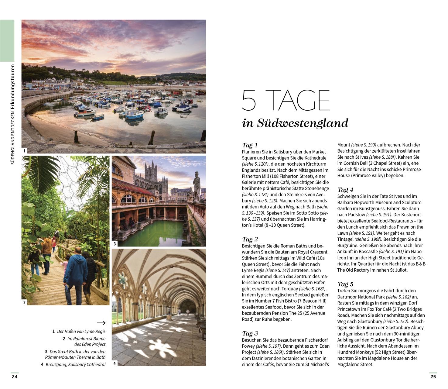 Beispielinhalt (Bild) Vis-à-Vis Reiseführer Südengland