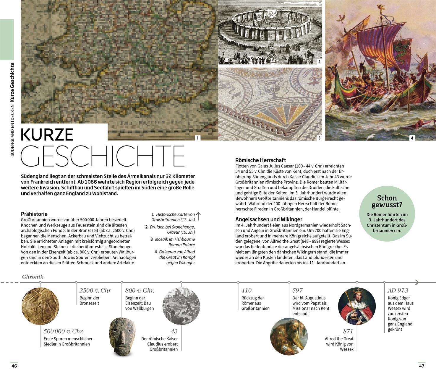 Beispielinhalt (Bild) Vis-à-Vis Reiseführer Südengland