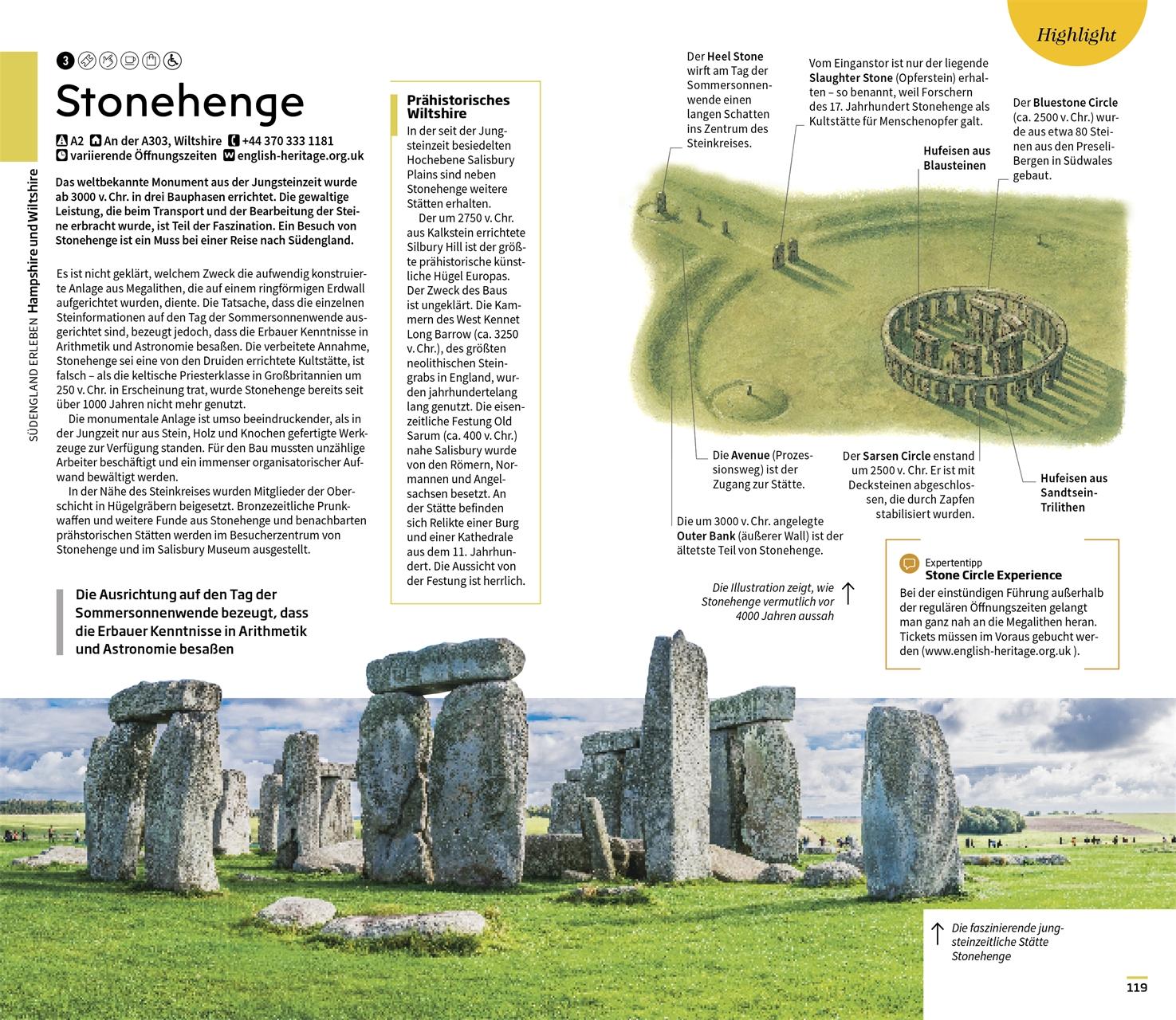 Beispielinhalt (Bild) Vis-à-Vis Reiseführer Südengland