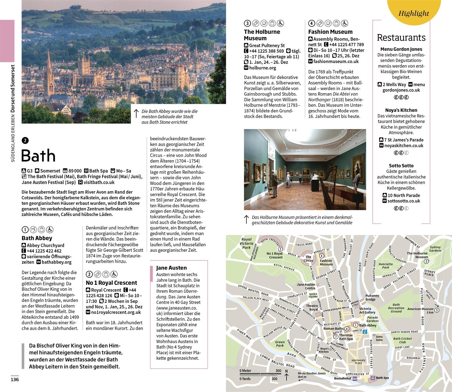 Beispielinhalt (Bild) Vis-à-Vis Reiseführer Südengland