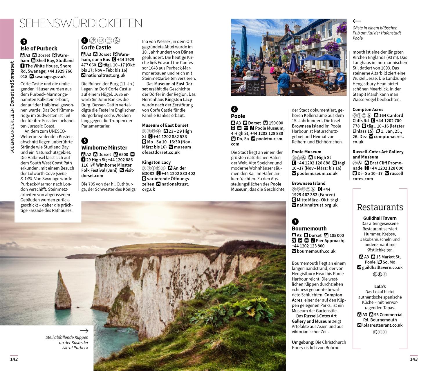 Beispielinhalt (Bild) Vis-à-Vis Reiseführer Südengland