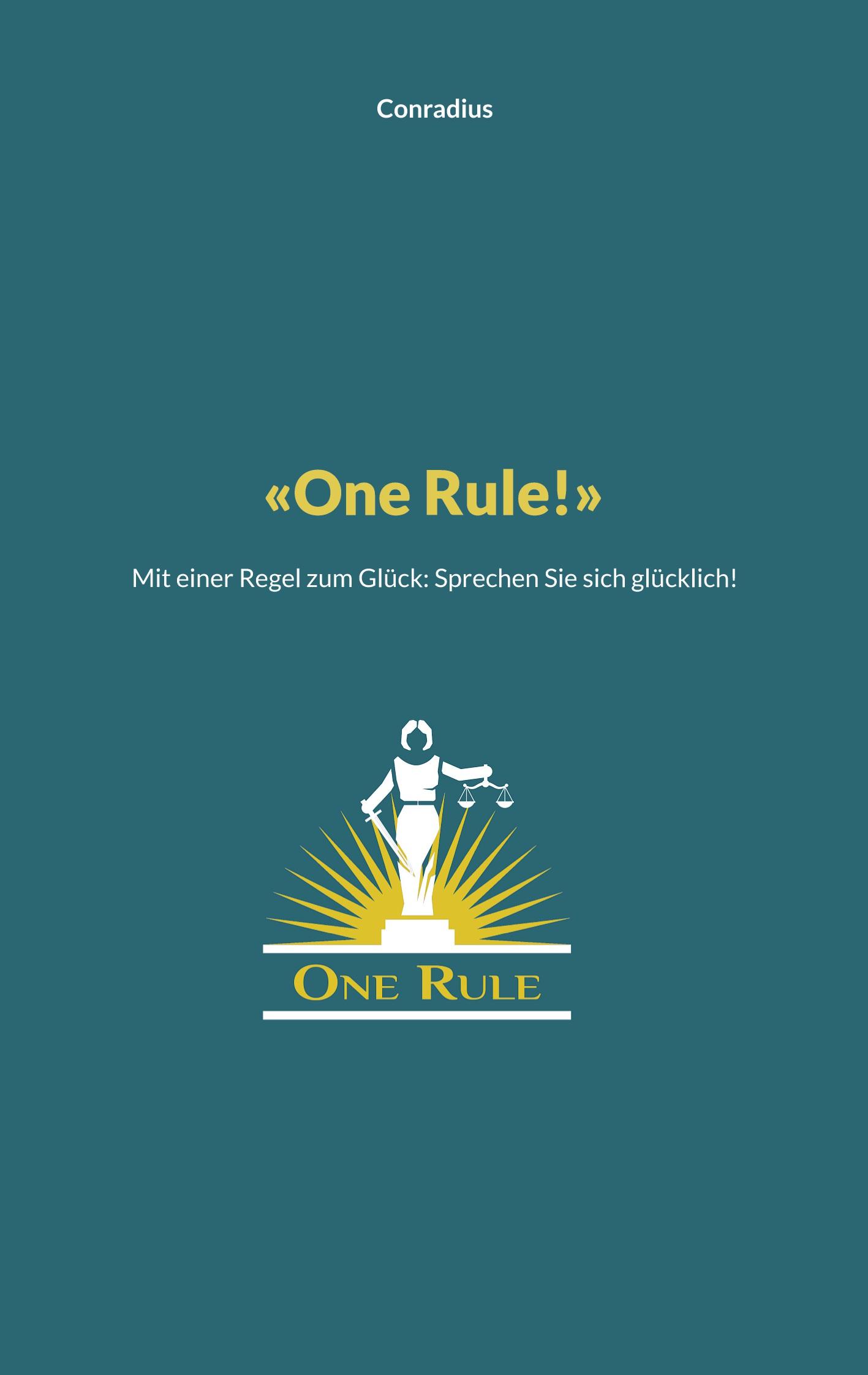 Vorderes Coverbild One Rule!
