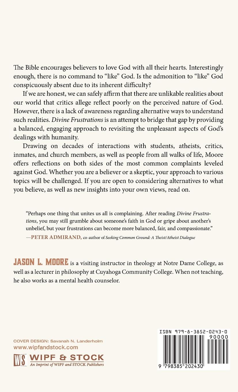 Rückseitencover Divine Frustrations