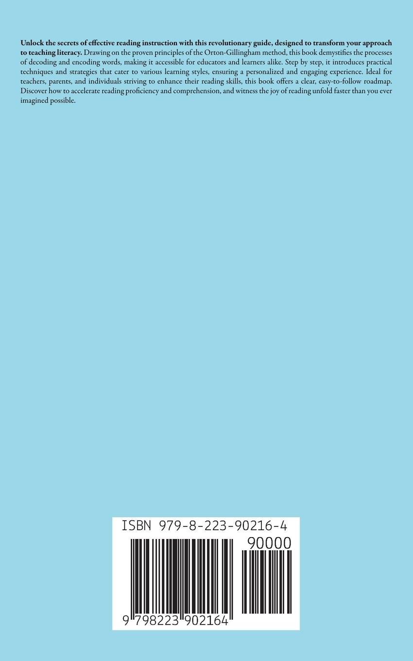 Rückseitencover The Easy Orton-Gillingham Reading Instruction Method