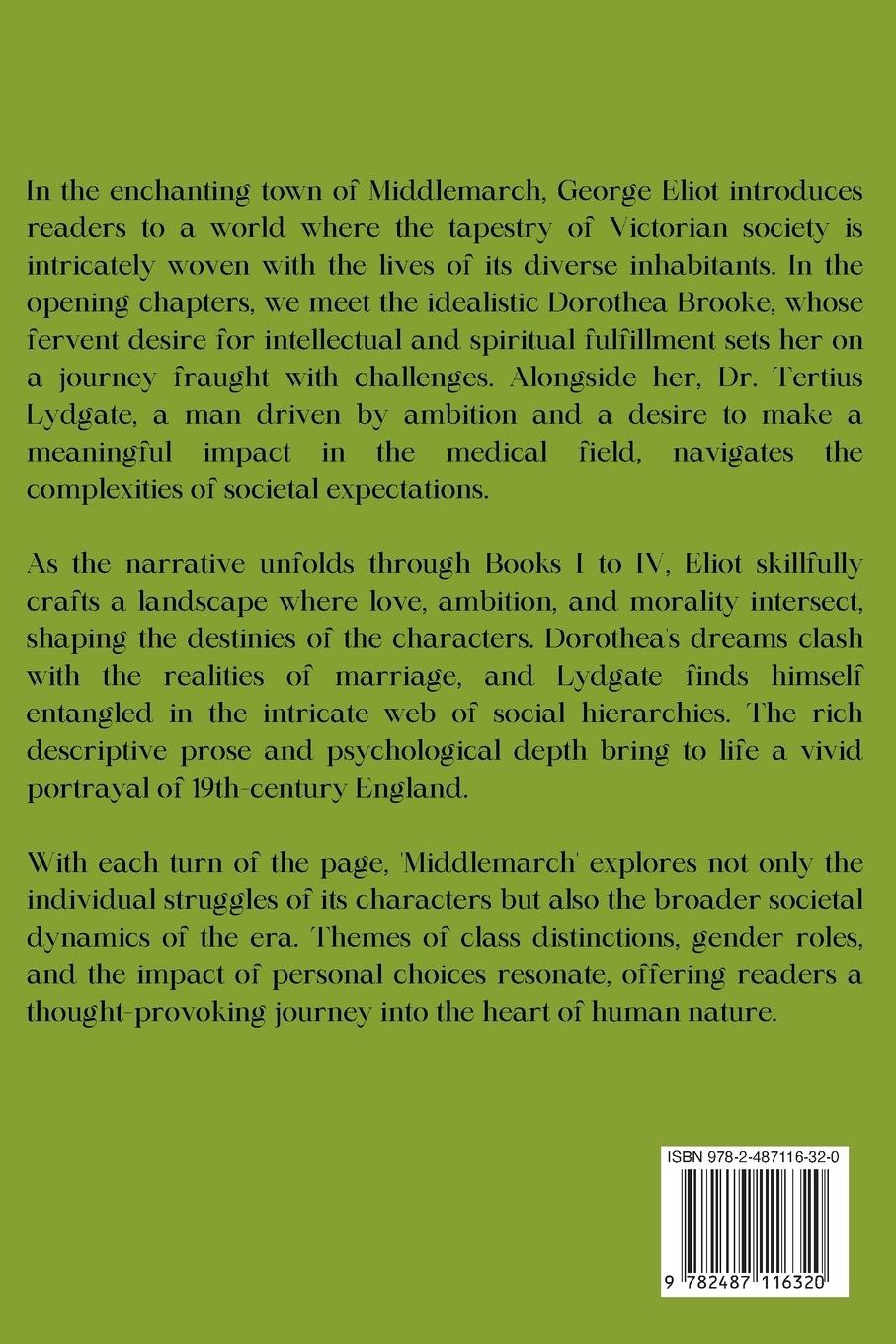 Rückseitencover Middlemarch (Annotated)