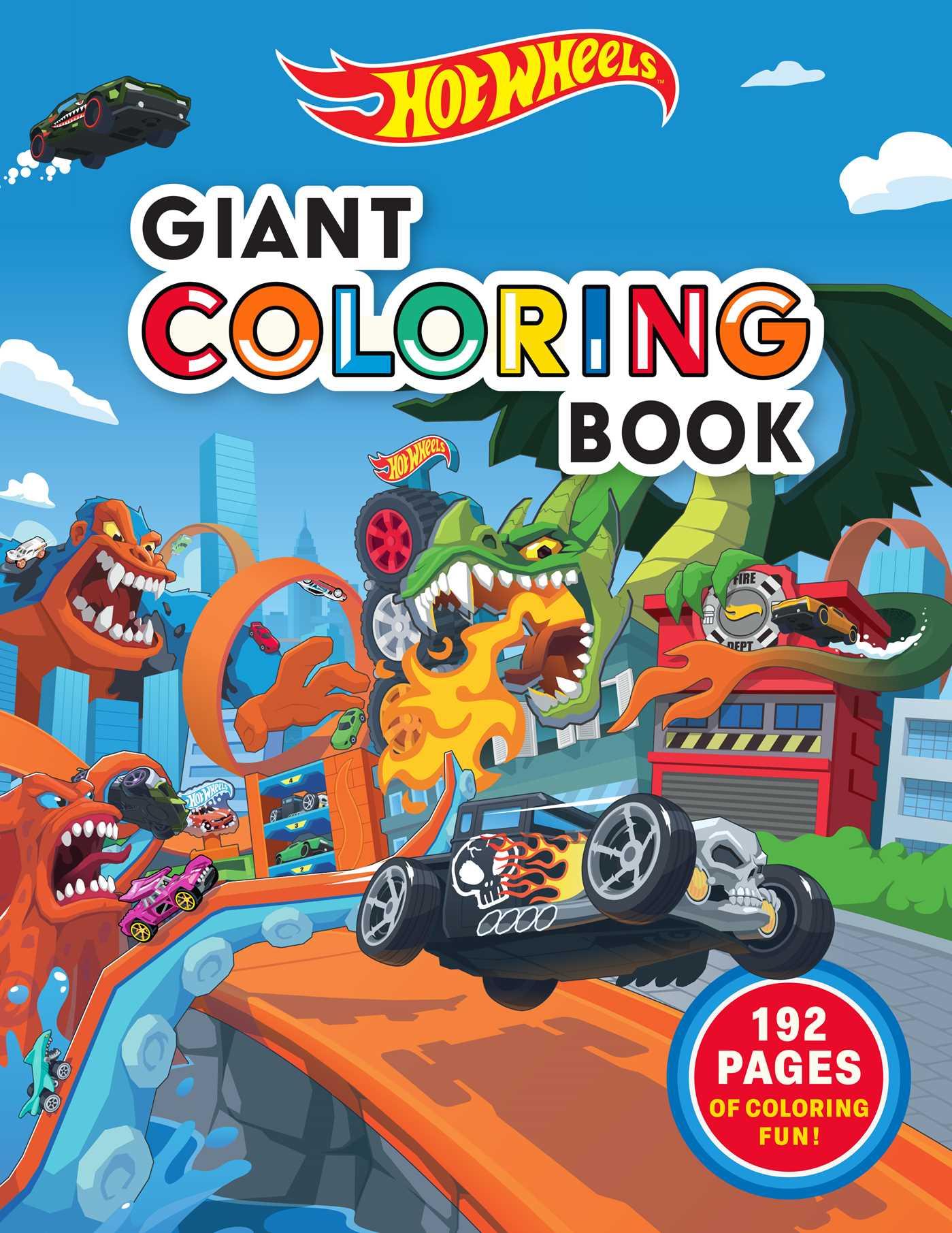 Vorderes Coverbild Hot Wheels: Giant Coloring Book