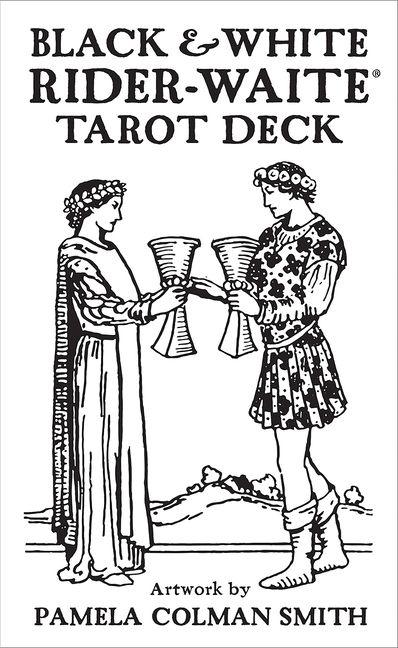 Vorderes Coverbild Black & White Rider-Waite(r) Tarot Deck