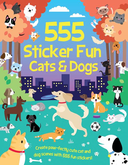 Vorderes Coverbild 555 Sticker Fun - Cats & Dogs