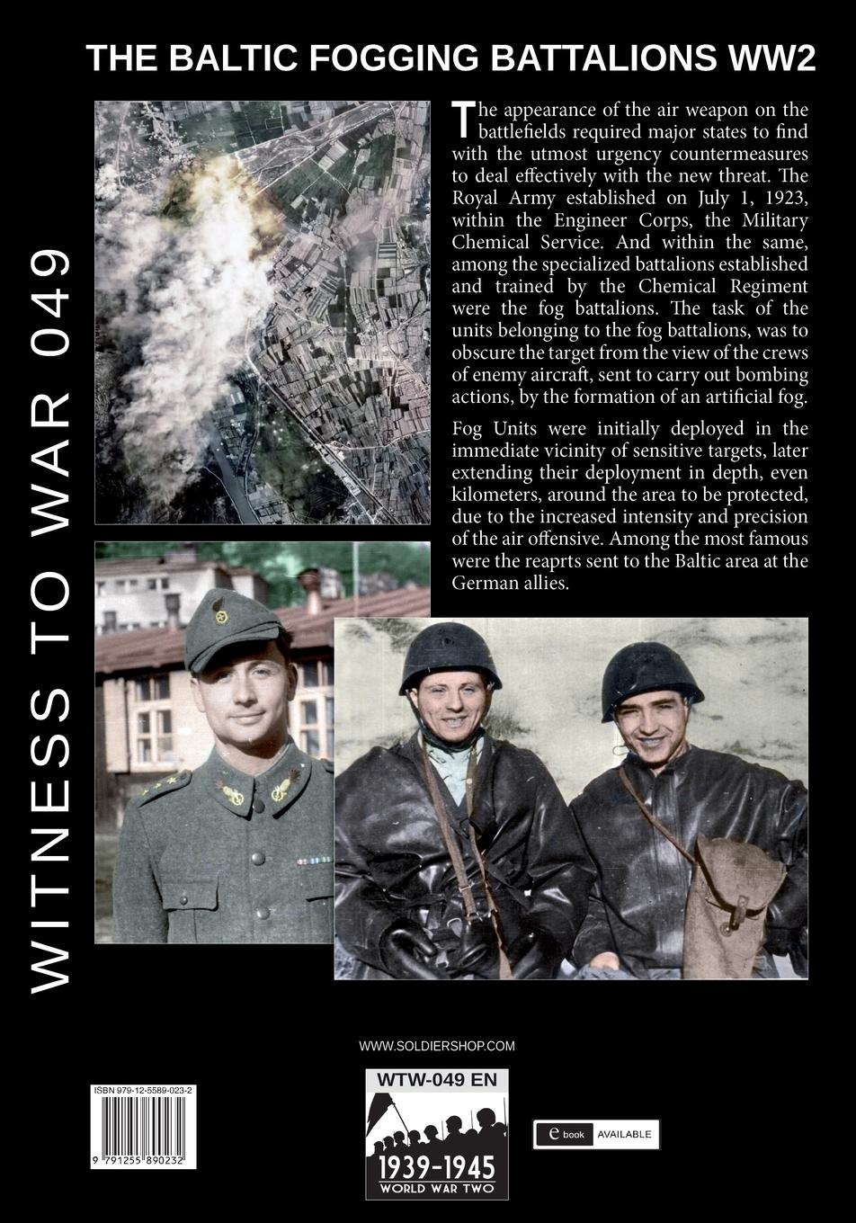 Rückseitencover The Baltic Fogging battalions 1942-1945
