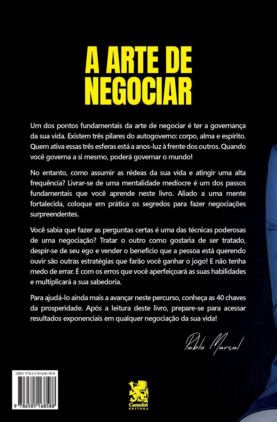 Rückseitencover A Arte de negociar