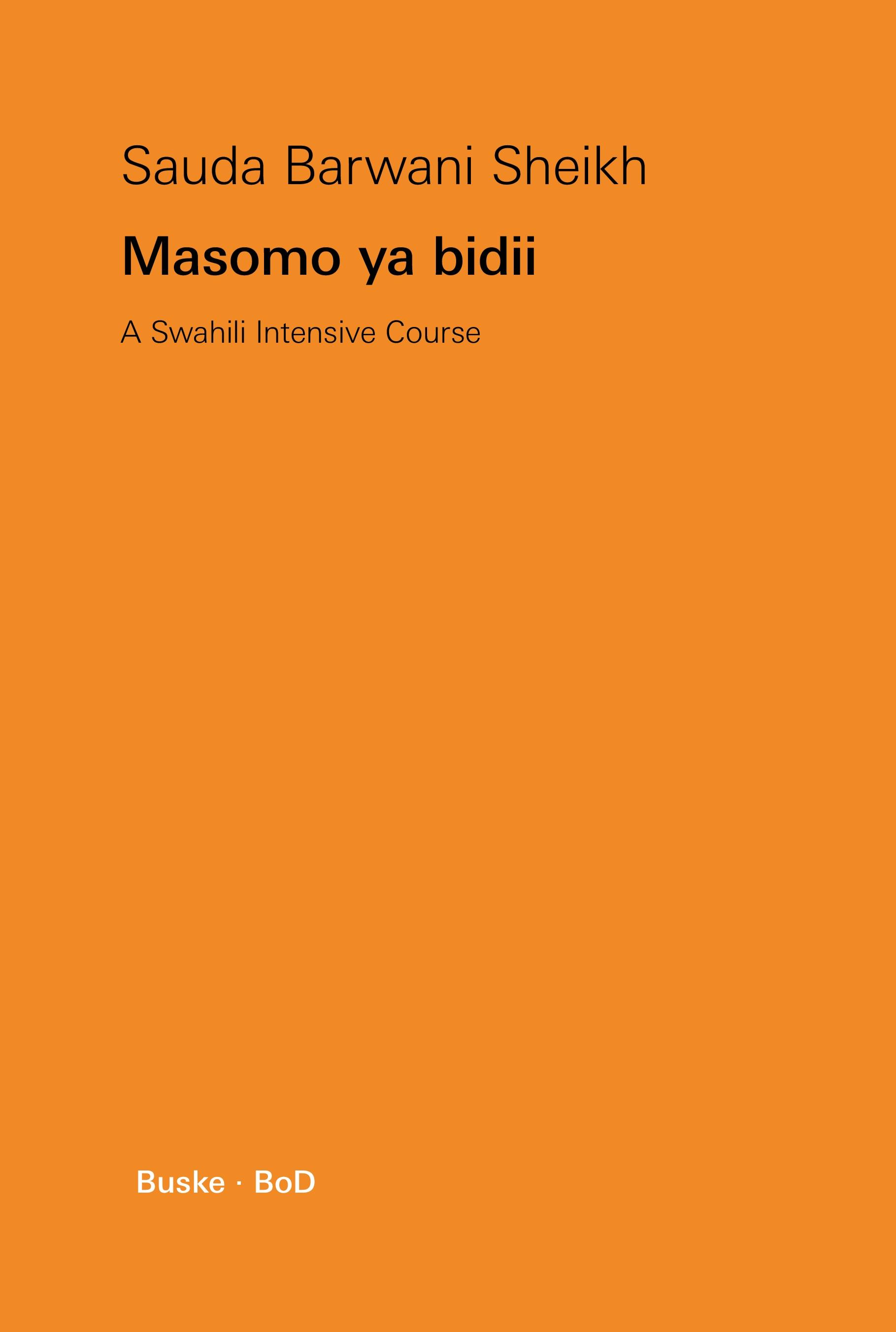 Vorderes Coverbild Masomo ya bidii