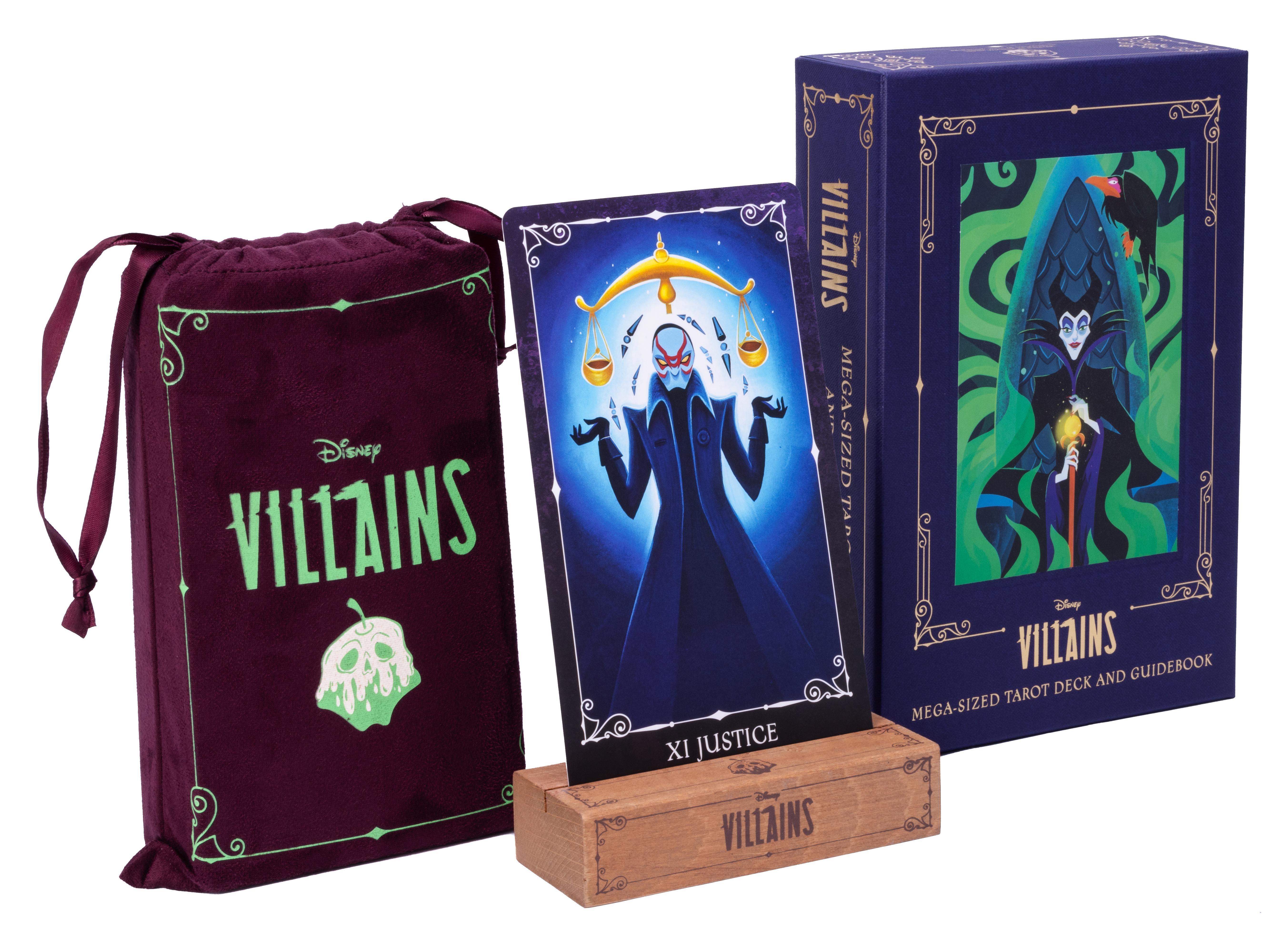 Vorderes Coverbild Mega-Sized Tarot: Disney Villains Tarot Deck and Guidebook