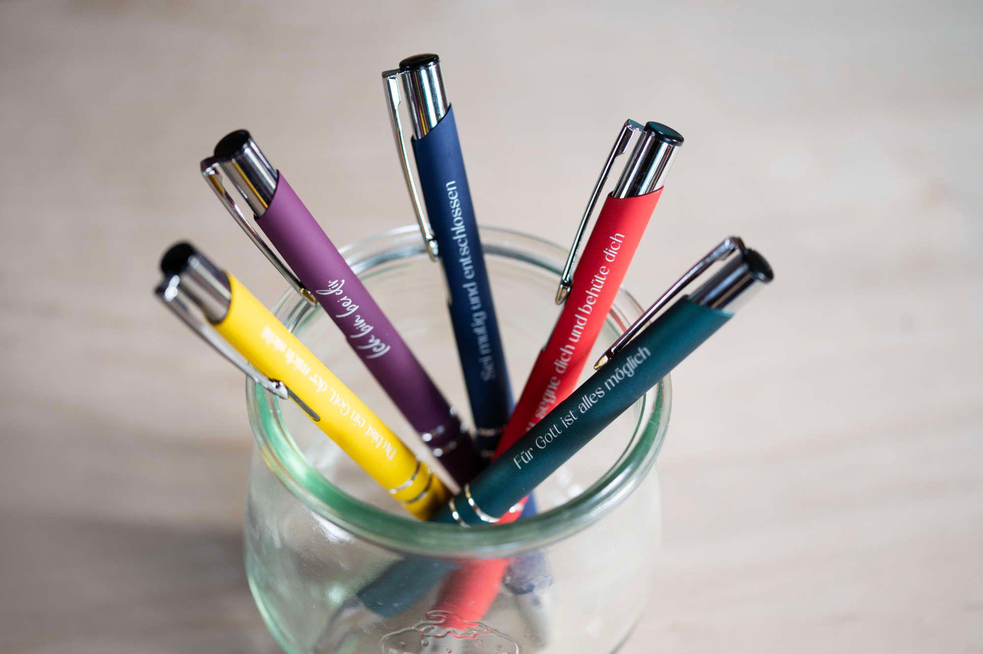 Beispielinhalt (Bild) Für Gott ist alles möglich - Kugelschreiber im Etui