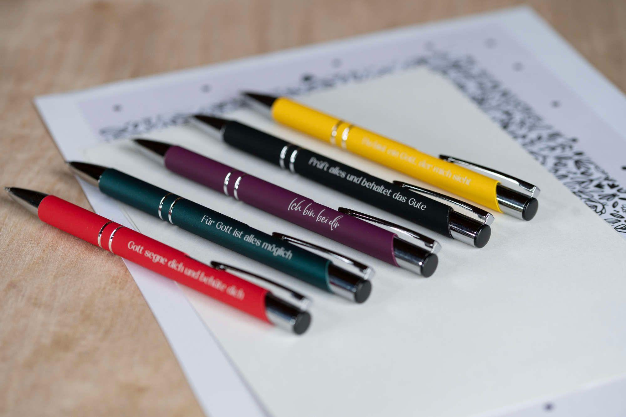 Beispielinhalt (Bild) Für Gott ist alles möglich - Kugelschreiber im Etui