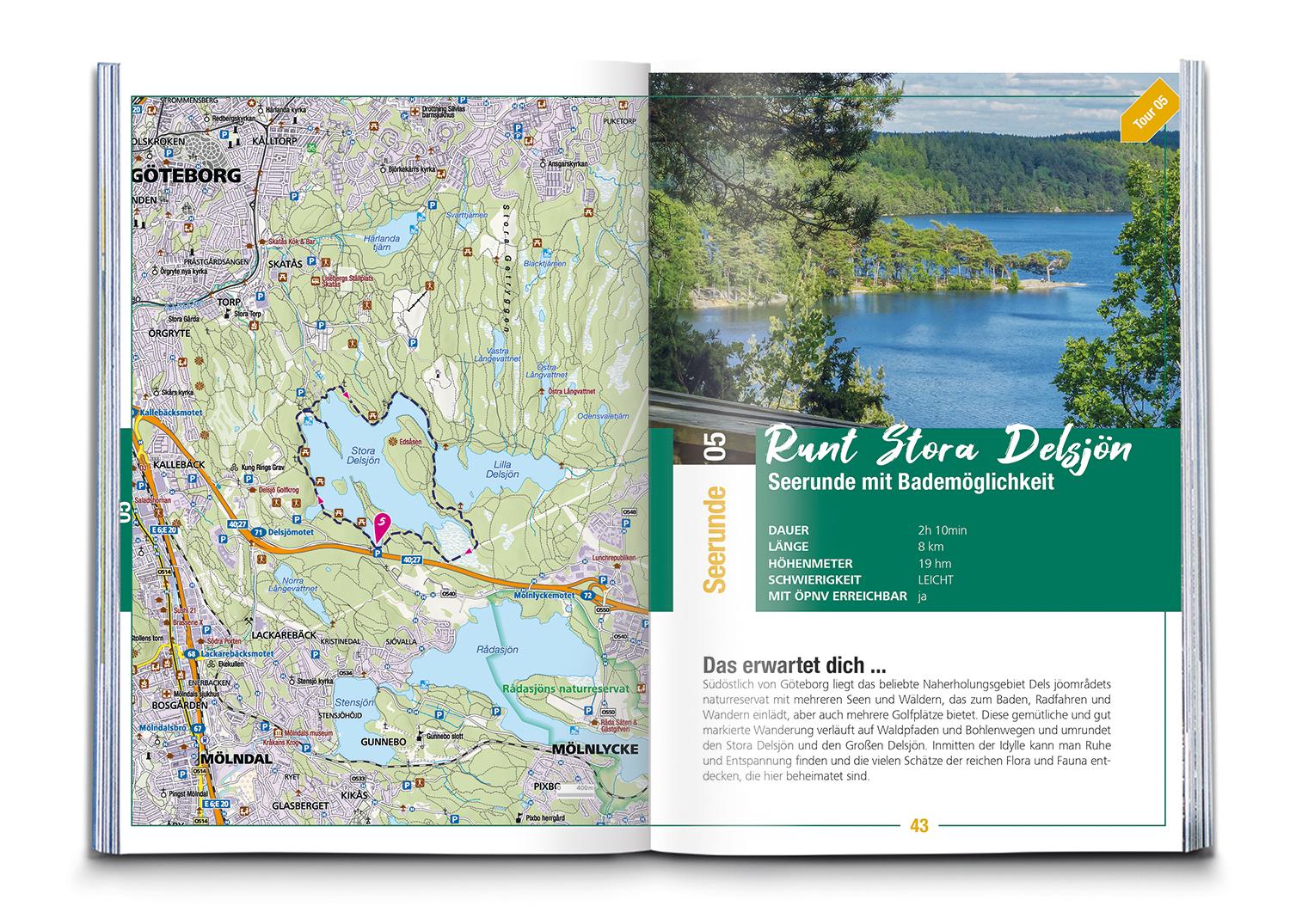 Beispielinhalt (Bild) KOMPASS Endlich Wildnis - Skandinavien, Südschweden & Südnorwegen