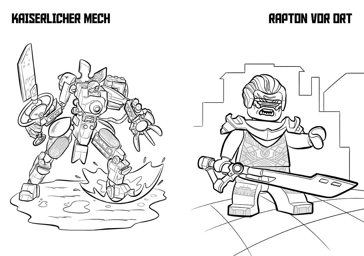Beispielinhalt (Bild) LEGO® NINJAGO® - Malspass