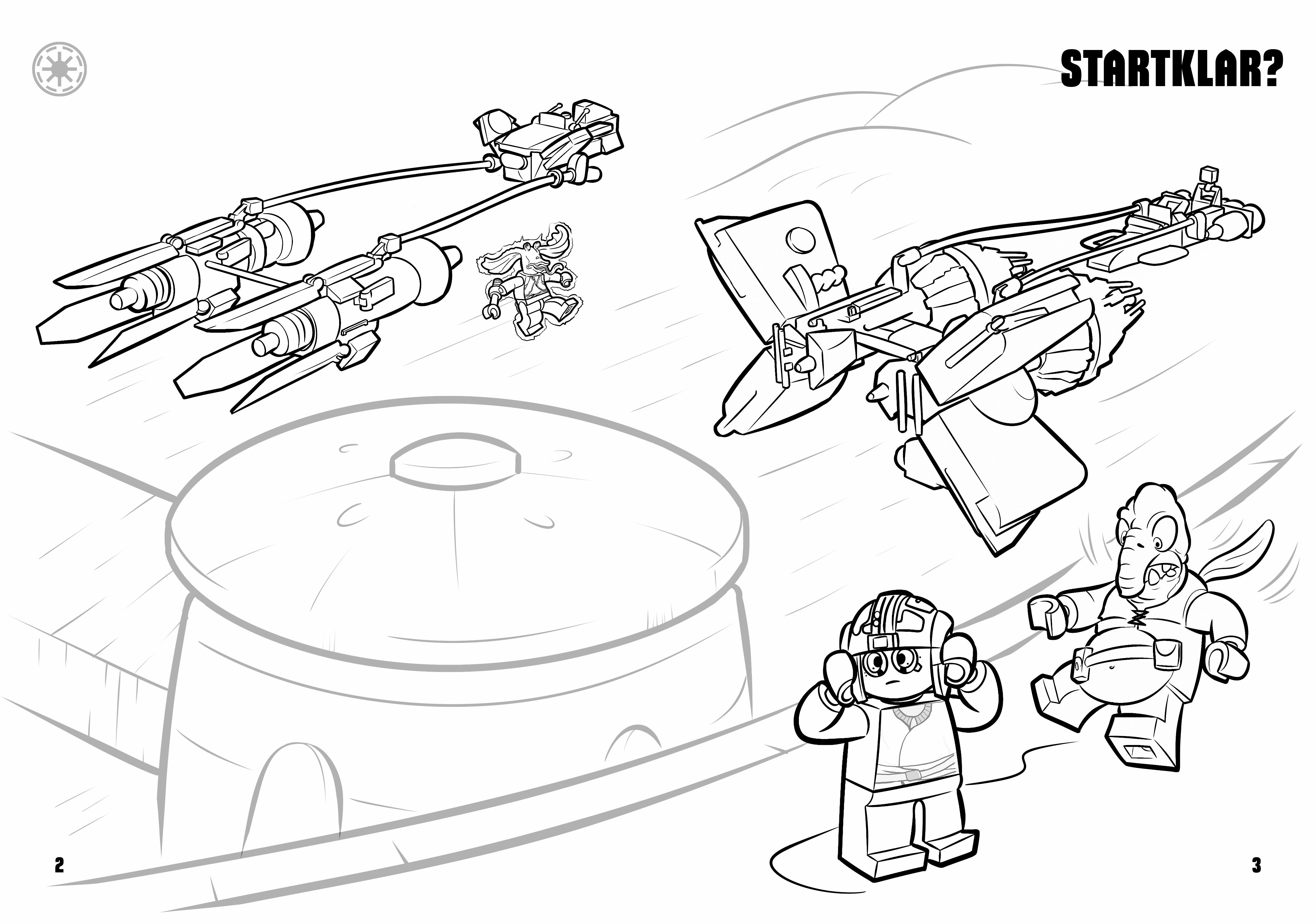 Beispielinhalt (Bild) LEGO® Star Wars(TM) - Malspass