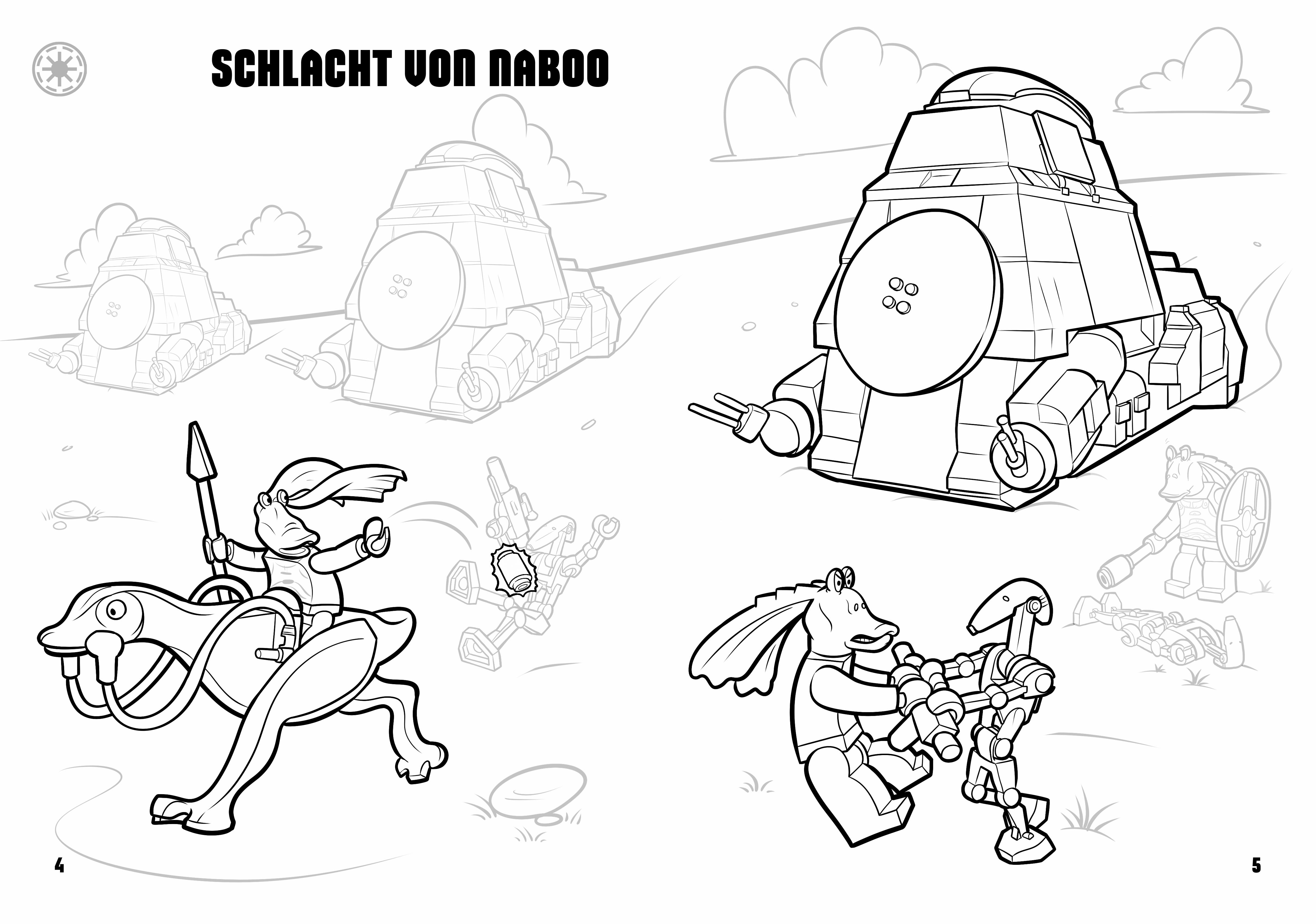 Beispielinhalt (Bild) LEGO® Star Wars(TM) - Malspass