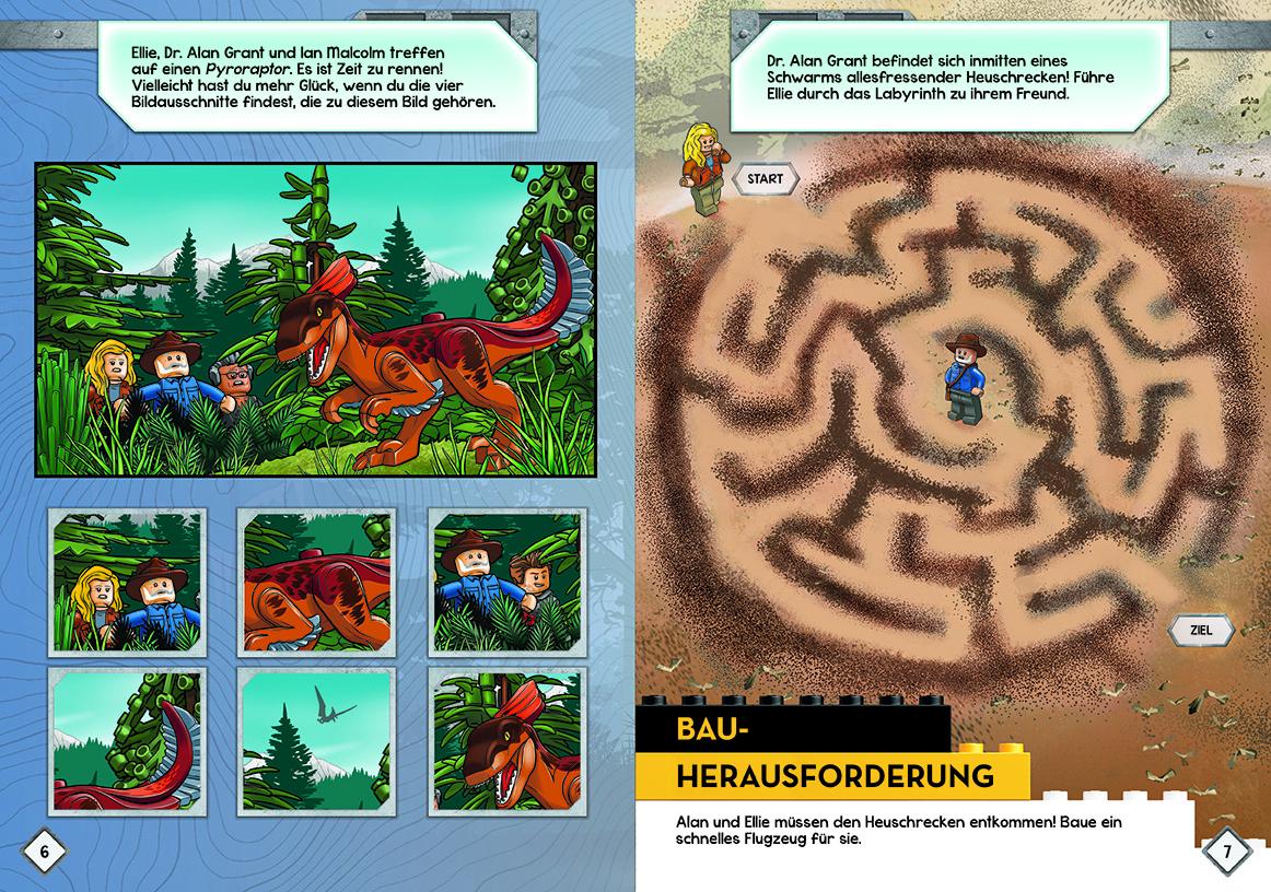 Beispielinhalt (Bild) LEGO® Jurassic World(TM) - Rätselspaß in Jurassic World