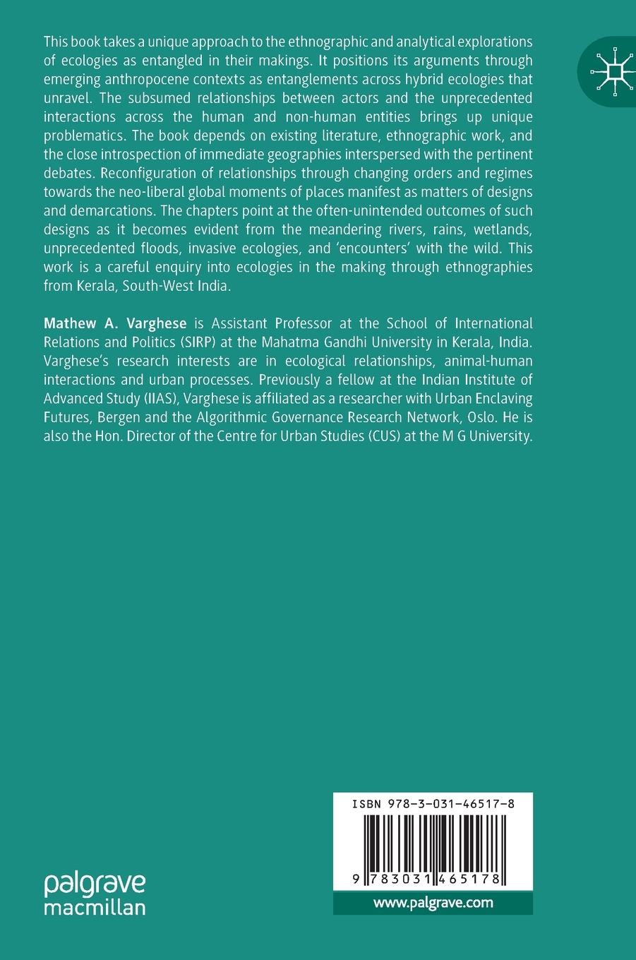 Rückseitencover Entangled Ecologies as Metaphors of State Design