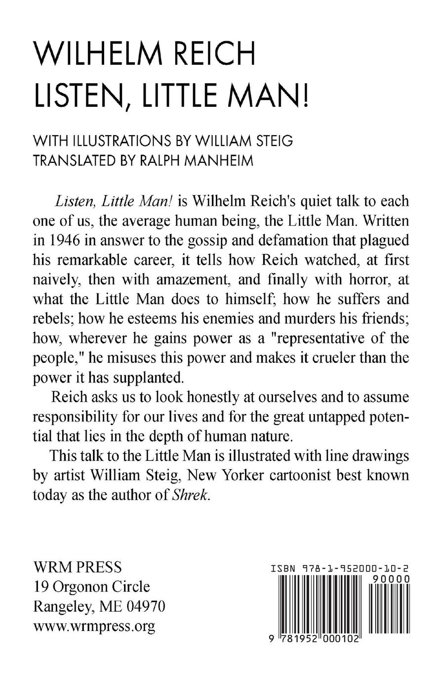 Rückseitencover Listen, Little Man!