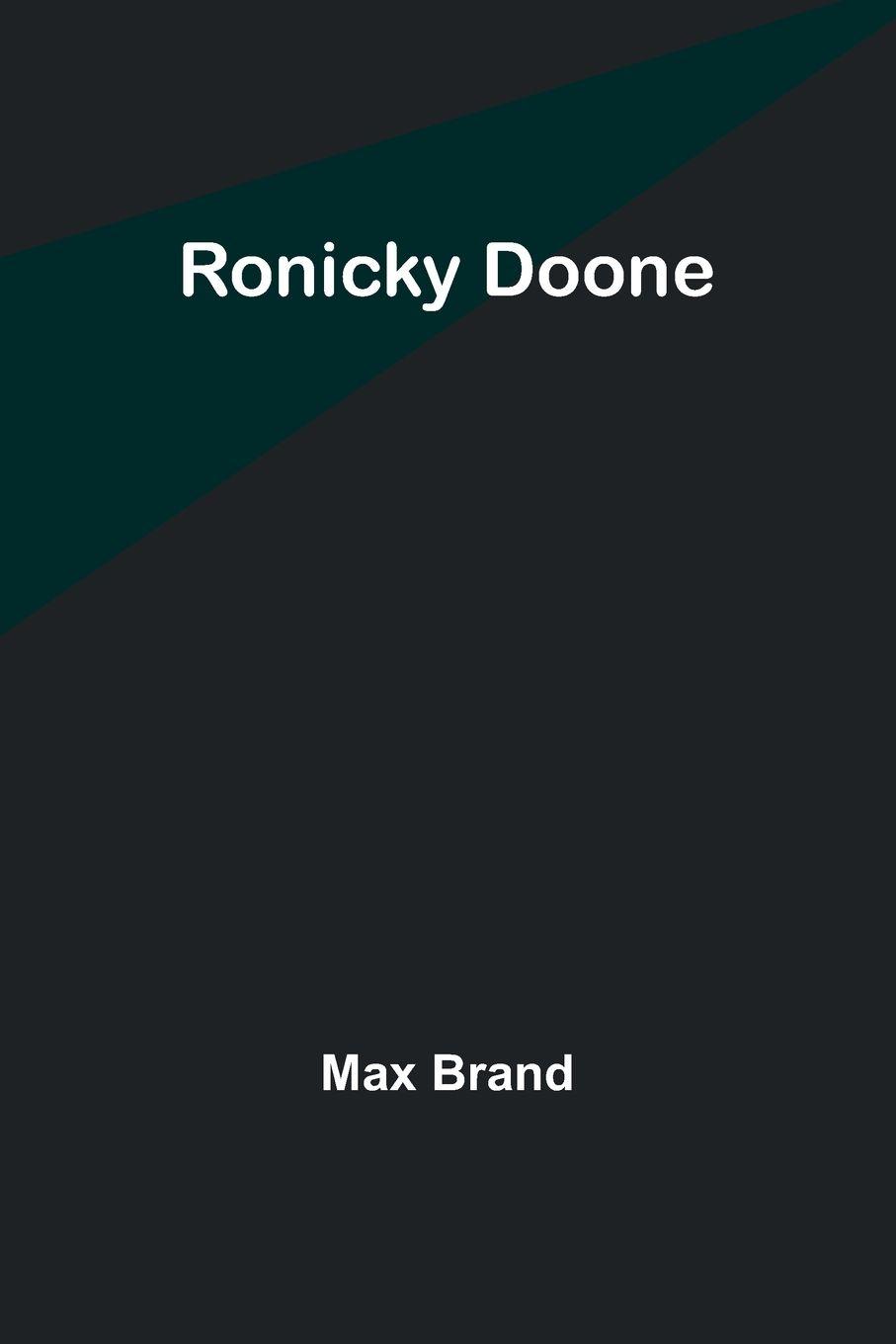 Vorderes Coverbild Ronicky Doone