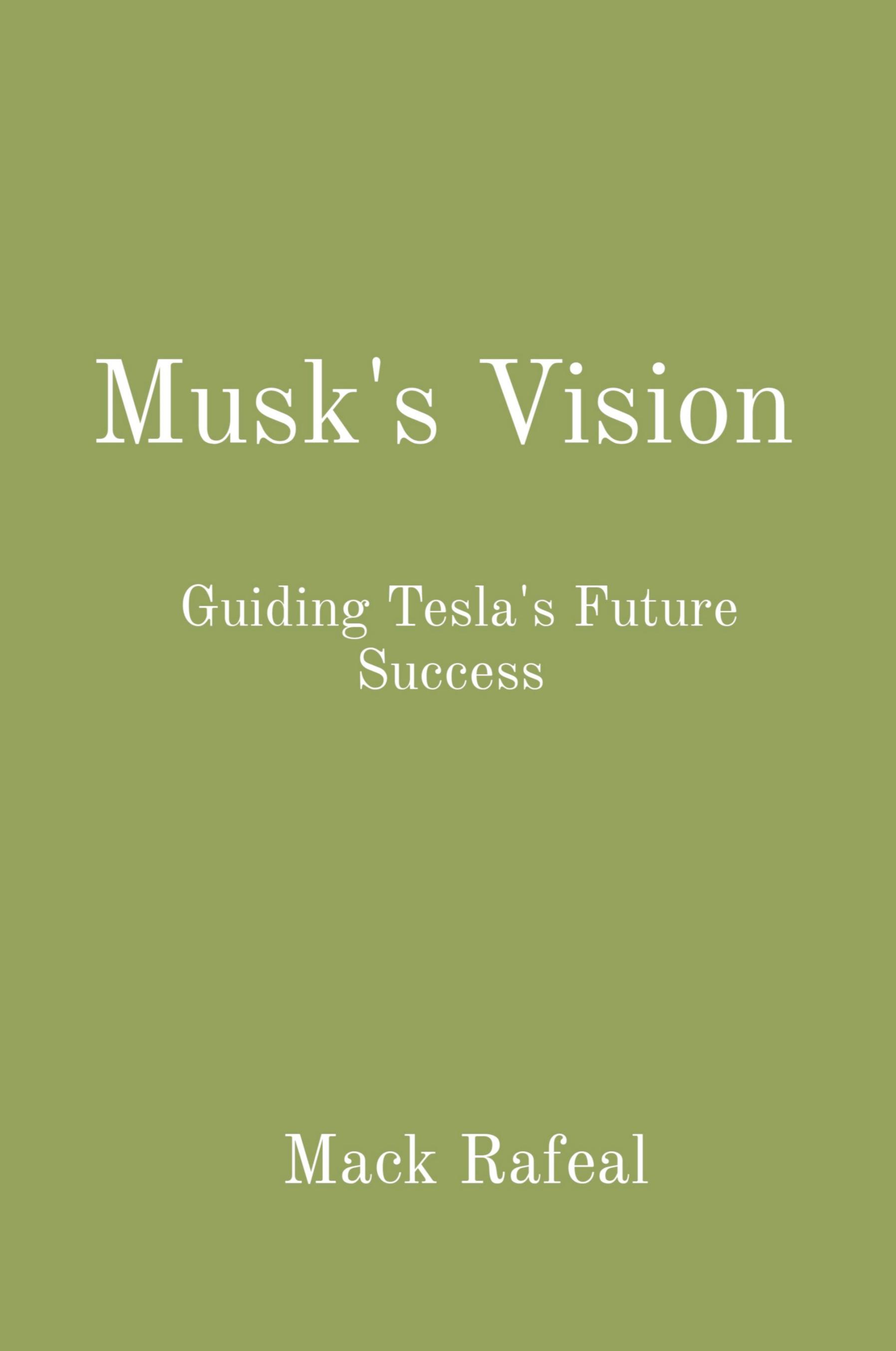 Vorderes Coverbild Musk's Vision