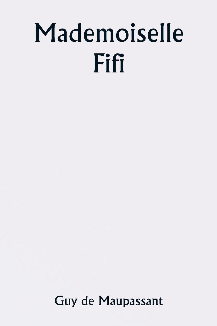 Vorderes Coverbild Mademoiselle Fifi