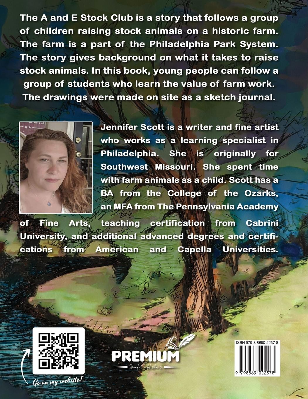 Rückseitencover THE A AND E STOCK CLUB RAISING STOCK ANIMALS FOR FARM SHOW