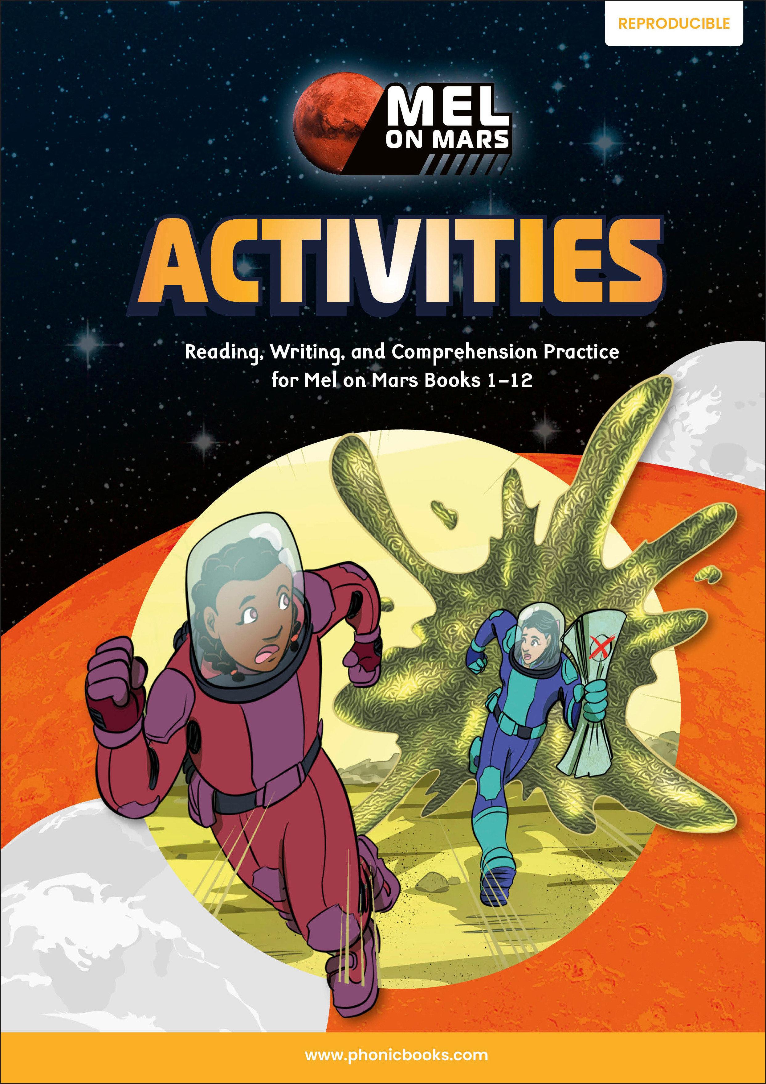 Vorderes Coverbild Phonic Books Mel on Mars Activities