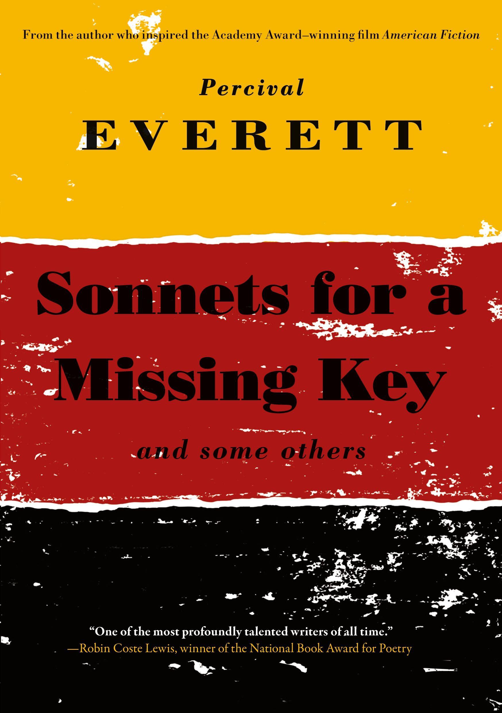 Vorderes Coverbild Sonnets for a Missing Key