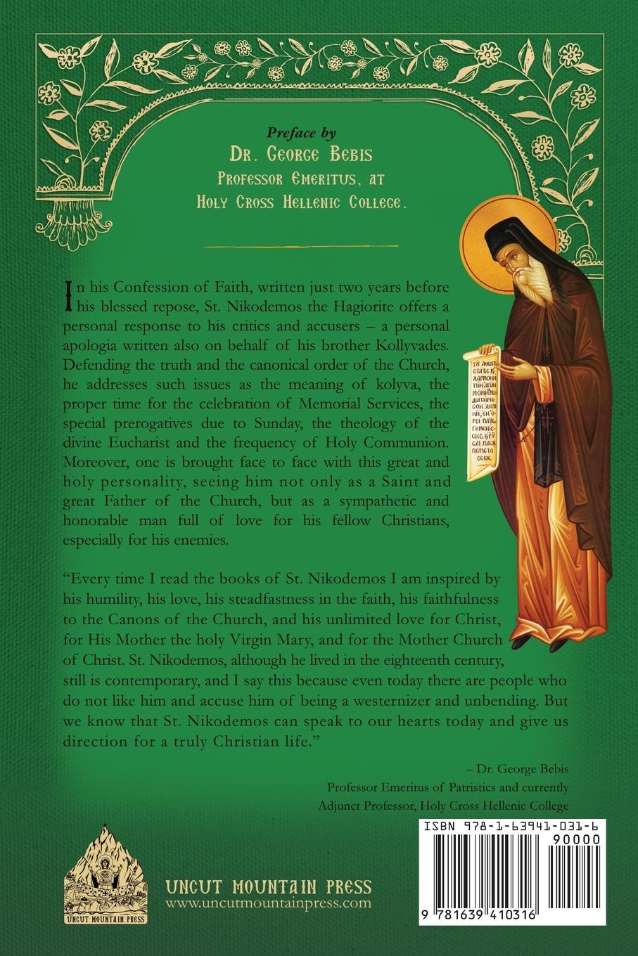 Rückseitencover Confession of Faith