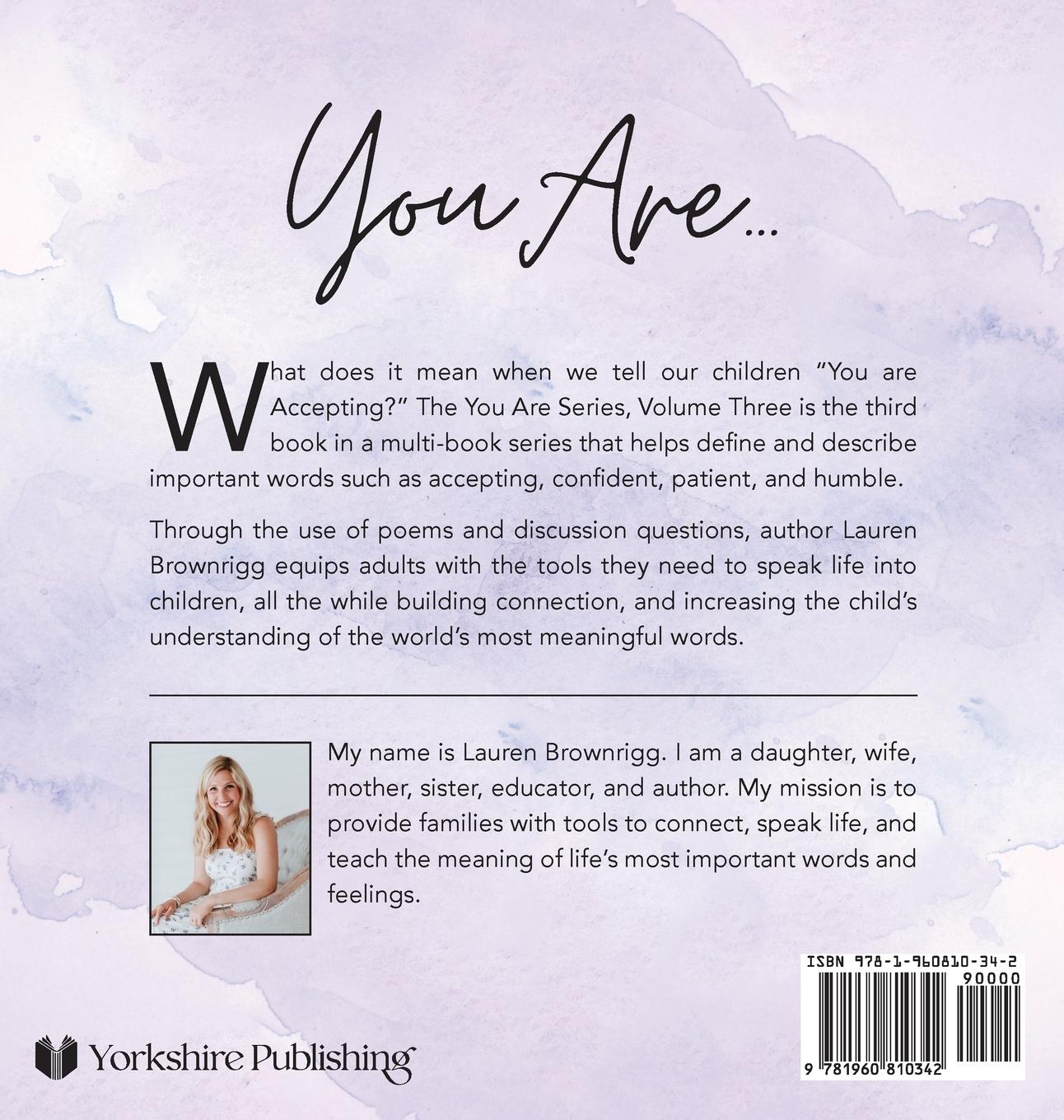 Rückseitencover You Are