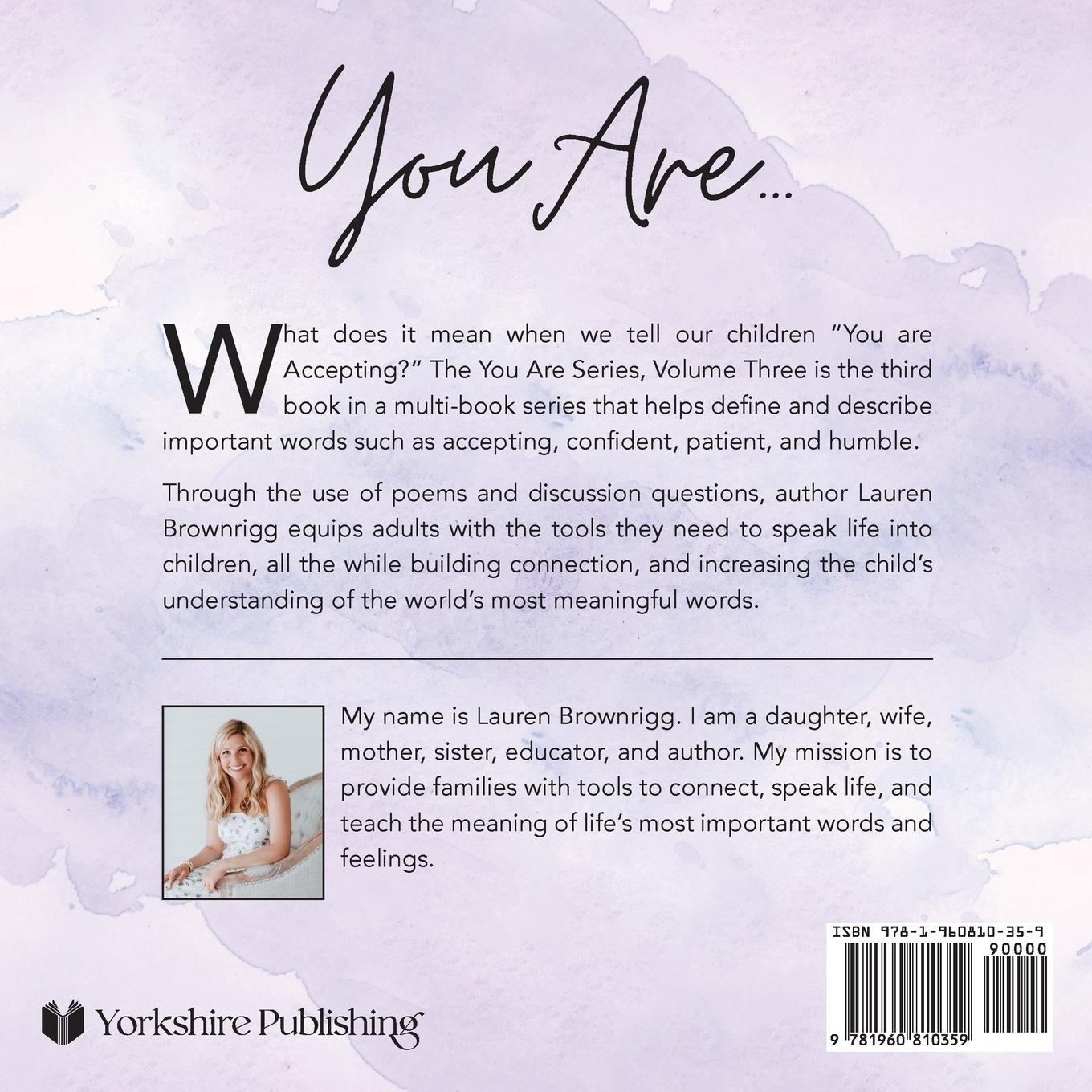 Rückseitencover You Are