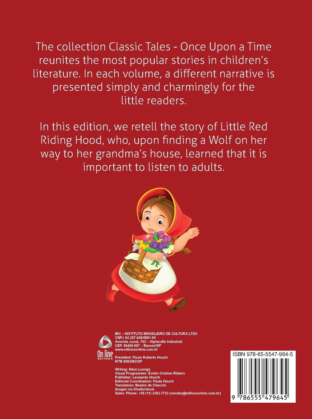 Rückseitencover Classic Tales Once Upon a Time - Little Red Riding Hood