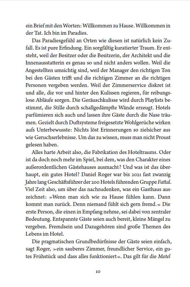 Beispielinhalt (Bild) Leben im Hotel