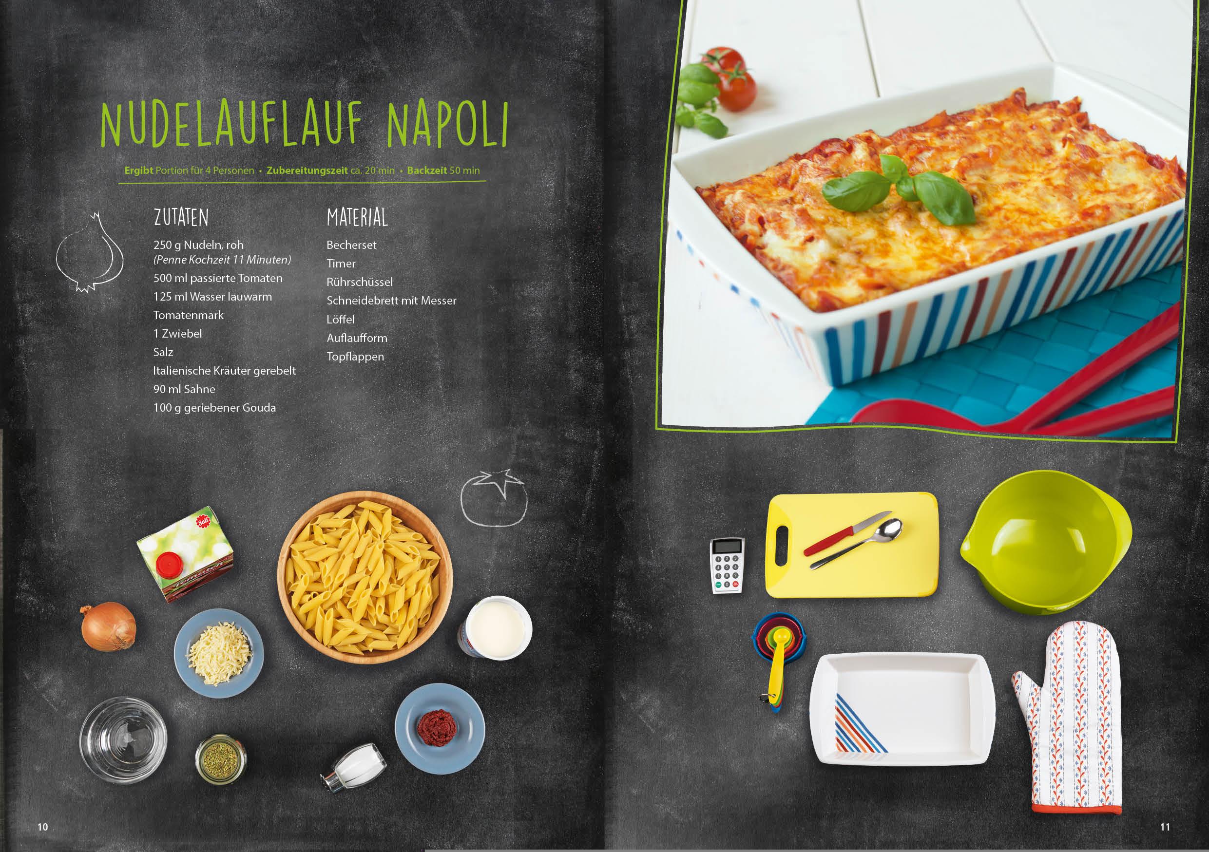 Beispielinhalt (Bild) Kinderleichte Becherküche - Ofenrezepte für die ganze Familie (Band 5)