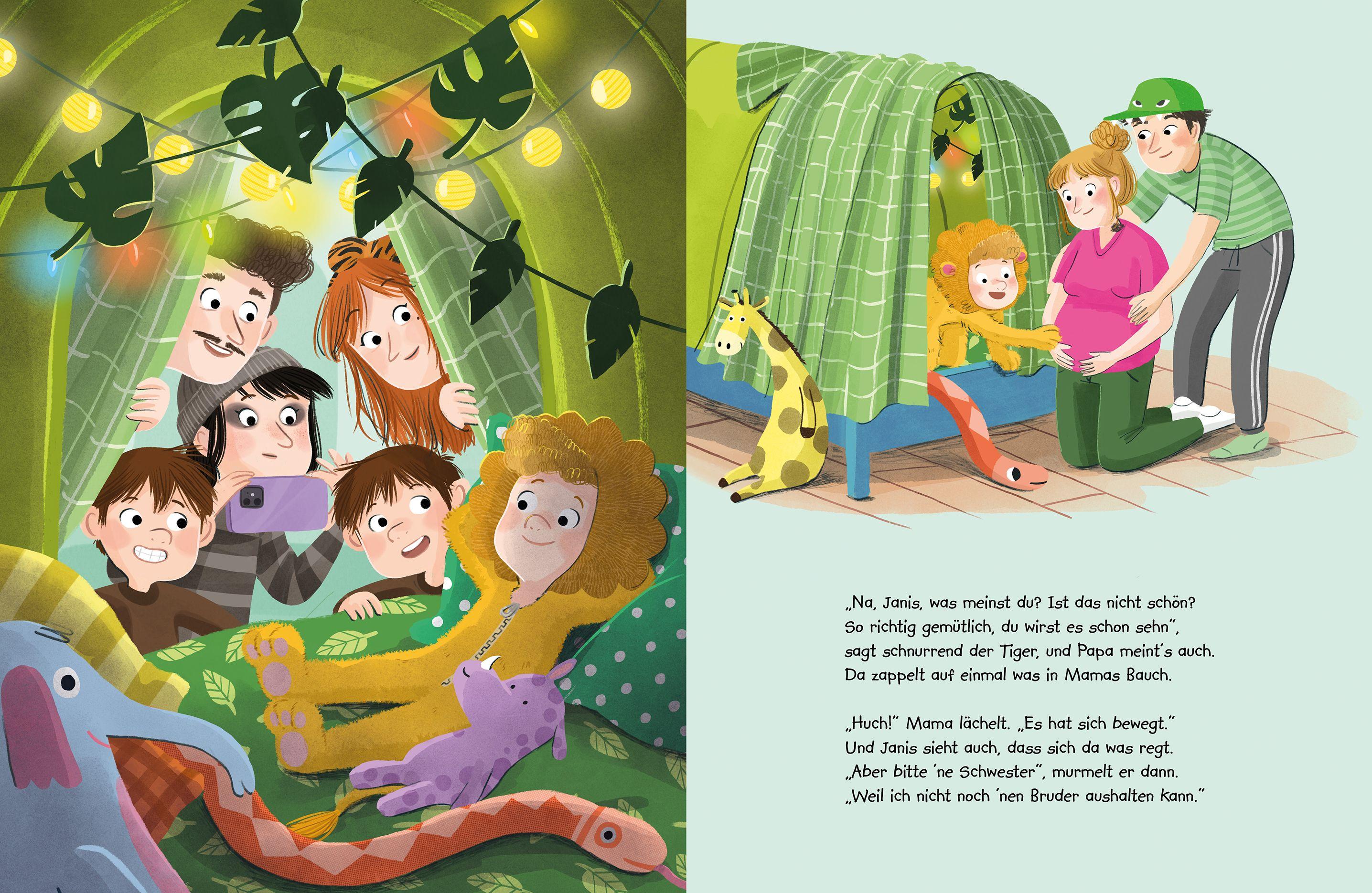 Beispielinhalt (Bild) Papa liebt jetzt einen Tiger