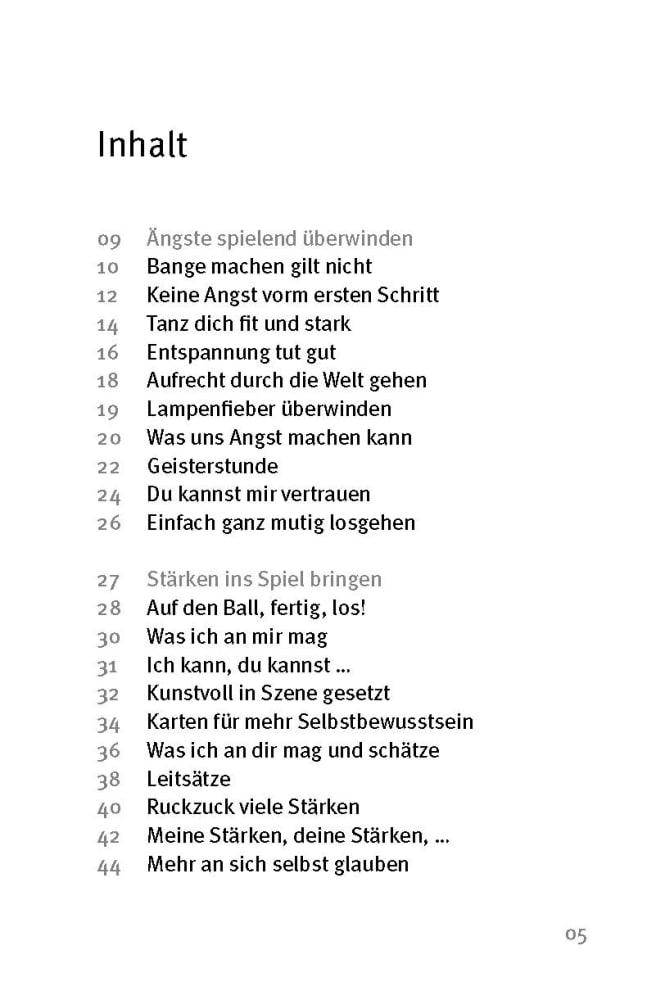 Beispielinhalt (Bild) Die 50 besten Angst-weg- und Mut-mach-Spiele für 6- bis 10-Jährige