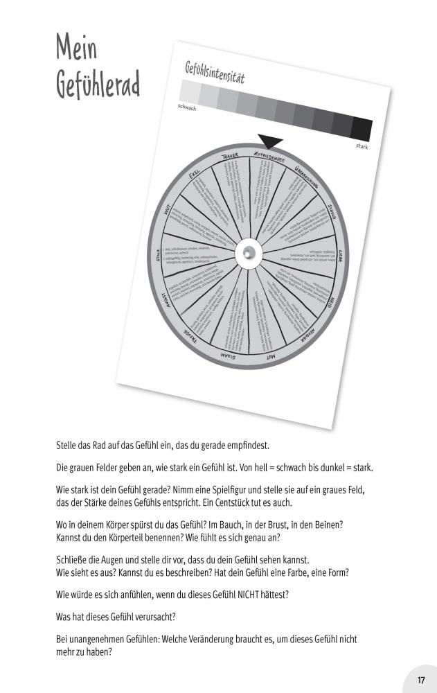 Beispielinhalt (Bild) Mein Gefühle-Heft. Ausmalen, ausfüllen und Dampf ablassen mit Eddie