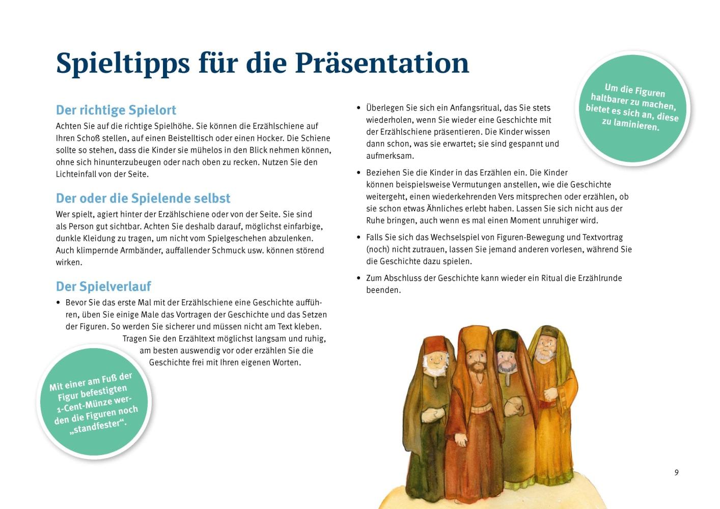 Beispielinhalt (Bild) Gründonnerstag: Das letzte Abendmahl. Erzählschienen-Figurenset