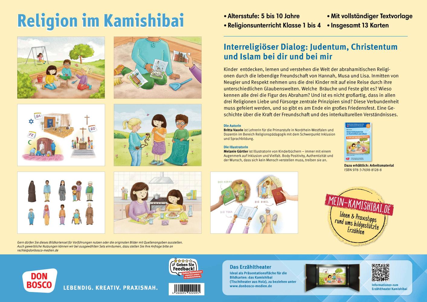 Beispielinhalt (Bild) Erzähl mir von deiner Religion. Kamishibai Bildkartenset